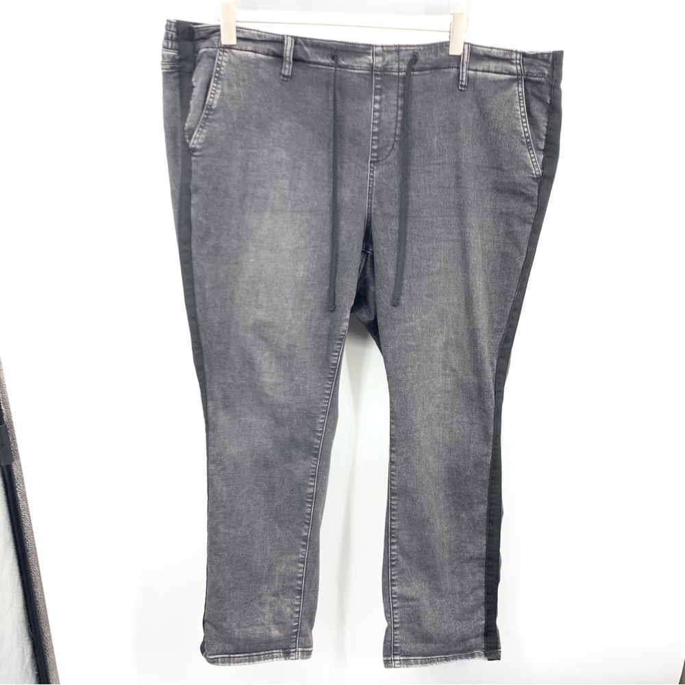 Torrid Women Size 3 3X 22 24‎ Jeans Black Denim Pants Pull On Boyfriend Straight